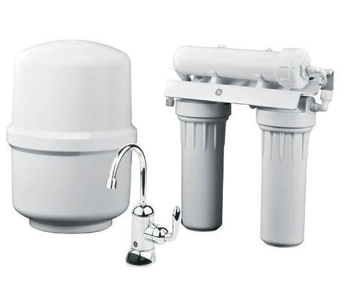 GE Reverse Osmosis Filtration System-White image