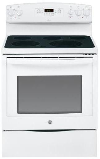 GE Adora Series 30" Free Standing Electric Range-White image