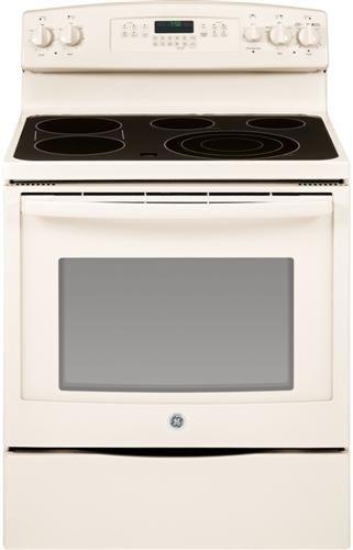 GE 30" Free Standing Electric Range-Bisque