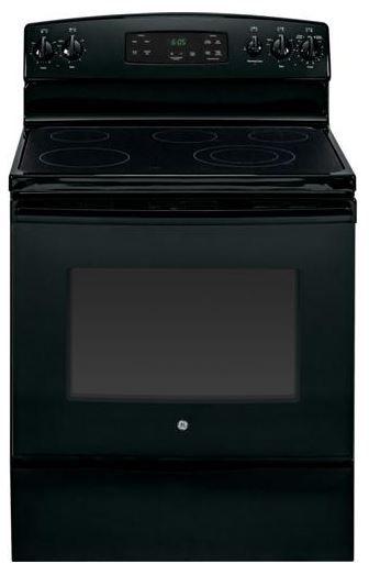 GE 30" Free Standing Electric Range-Black image