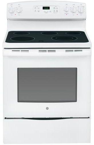 GE 30" Free Standing Electric Range-White image