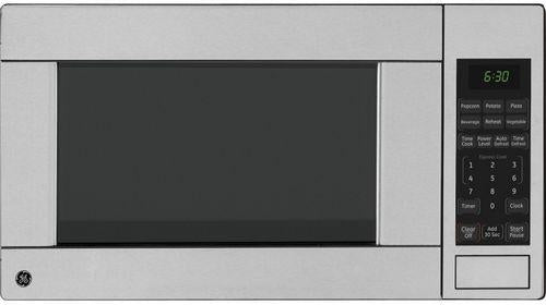 1.1 cu. ft. Countertop Microwave Oven with 1,100 Cooking Watts &amp; Child Lockout: Stainless Steel