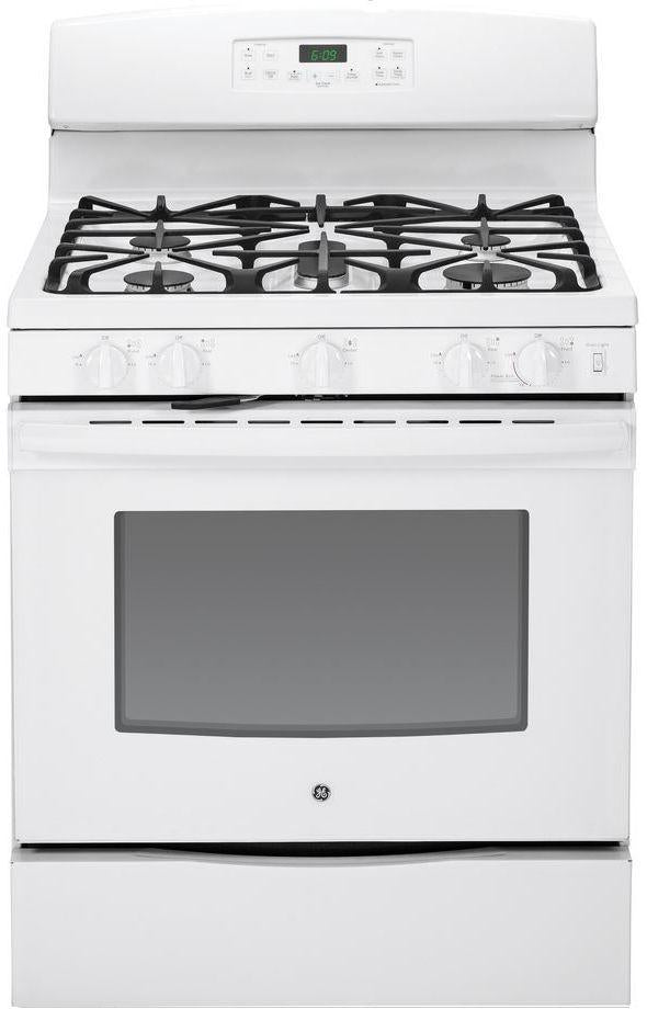 GE 30" Free Standing Gas Range-White