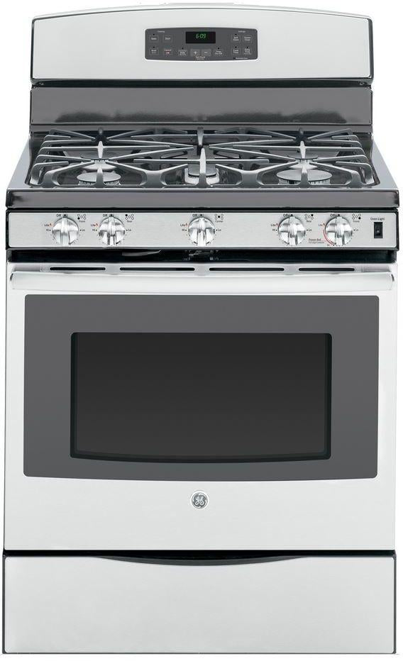 GE 30" Free Standing Gas Range-Stainless Steel