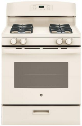 GE 30" Bisque Free Standing Gas Range image