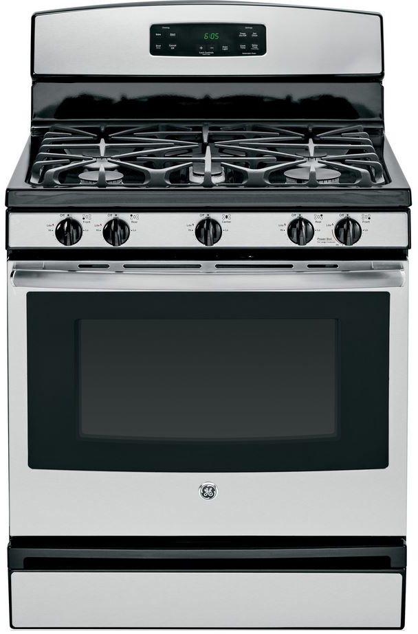 GE 30" Free Standing Gas Range-Stainless Steel image