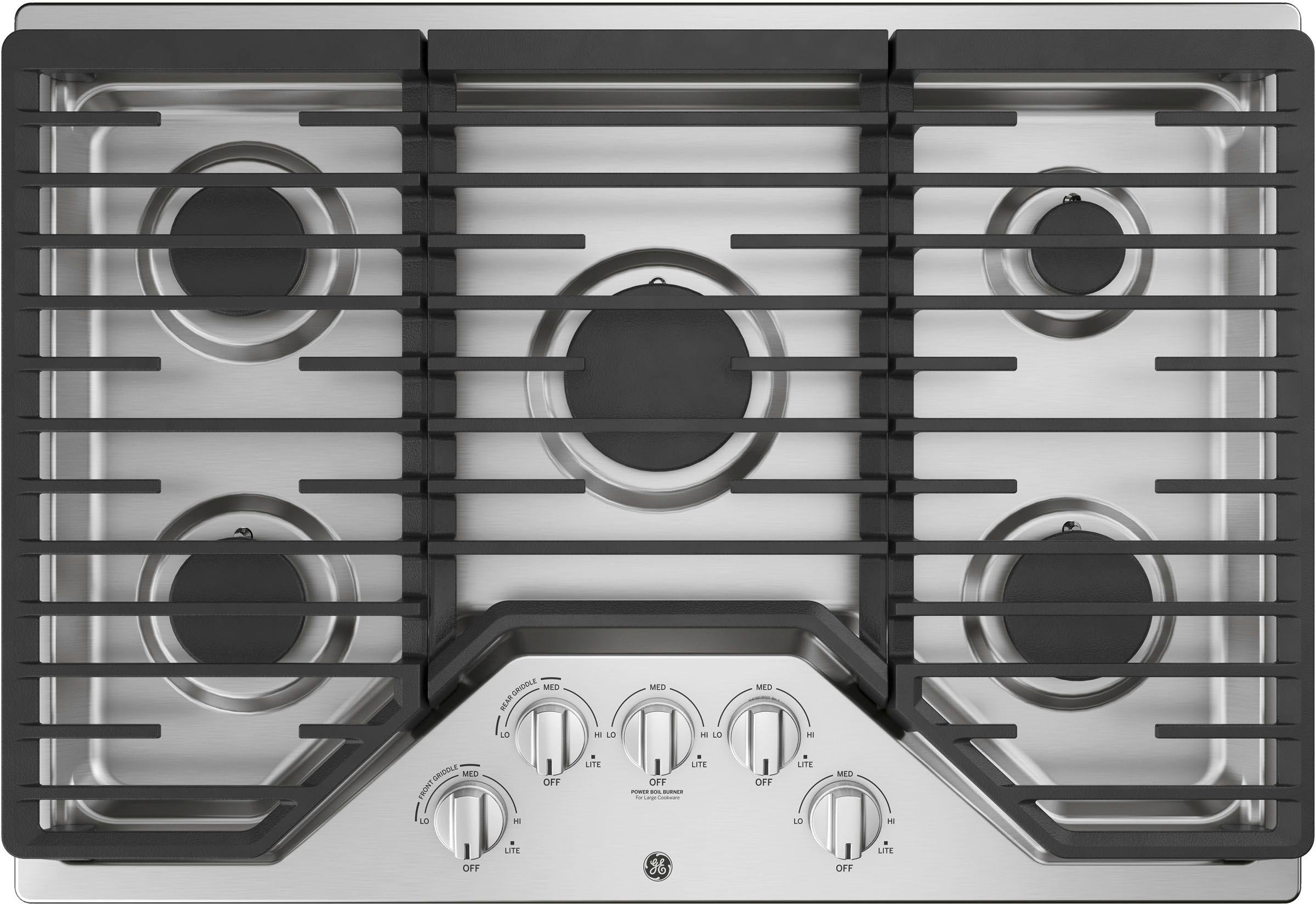 GE 30" Stainless Steel Built-In Gas Cooktop