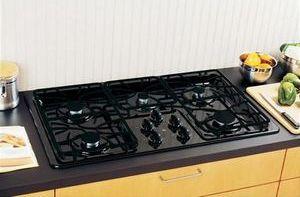 GE 36" Gas Cooktop-Black image