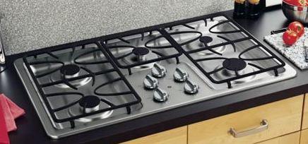 GE 36" Gas Cooktop-Stainless Steel image