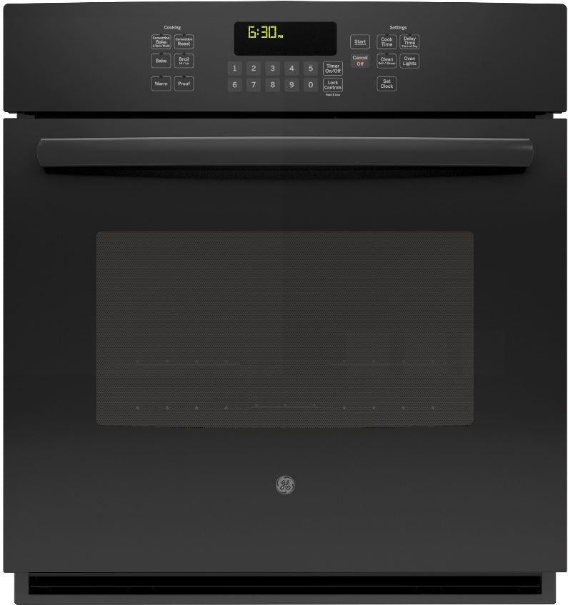 GE 27" Electric Single Convection Oven Built In-Black image