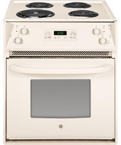 GE 27" Drop In Electric Range-Bisque image