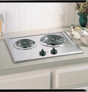 GE 21" Electric Cooktop-Stainless Steel image