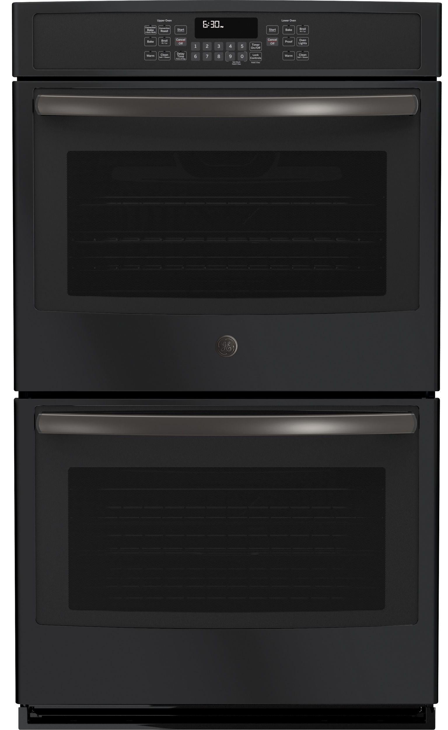 GE 30" Black Slate Built in Double Wall Oven image