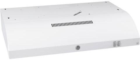 GE 30" ENERGY STAR Qualified Ventilation Hood-White image