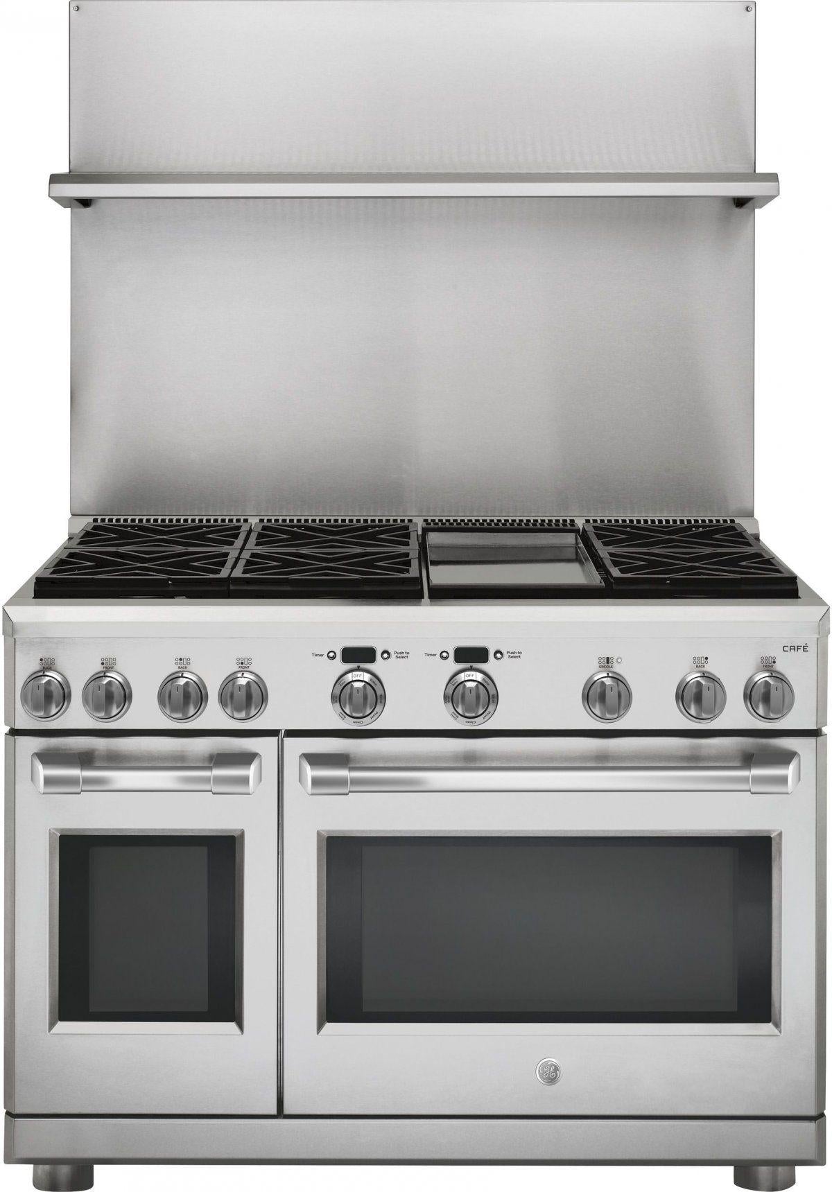 GE 48" Stainless Steel Professional Backsplash image