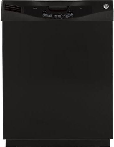 GE 24" Tall Tub Built-In Dishwasher-Black image