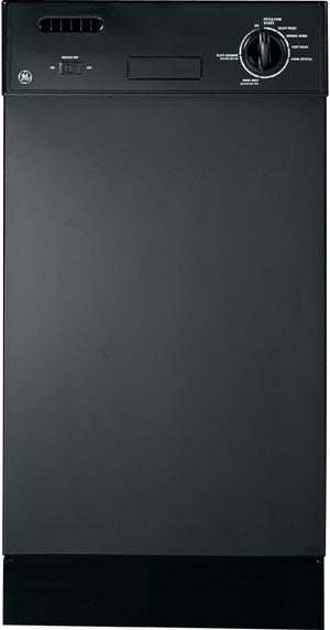 GE Spacemaker 18" Built In Dishwasher-Black image