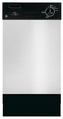 GE Spacemaker 18" Built-In Dishwasher-Stainless Steel