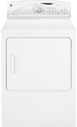 GE 6.0 cu. ft. Electric Dryer-White image