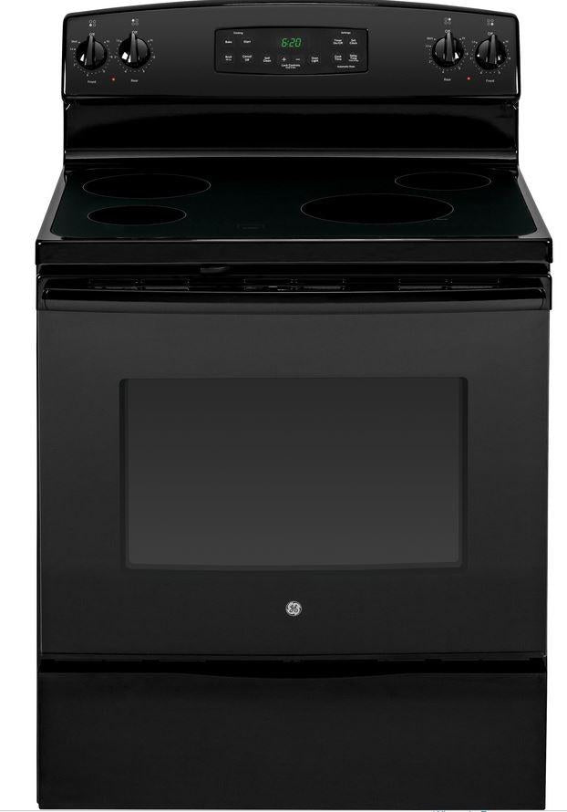 GE 30" Free Standing Electric Range-Black