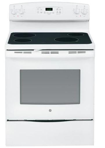 GE 30" Free Standing Electric Range-White