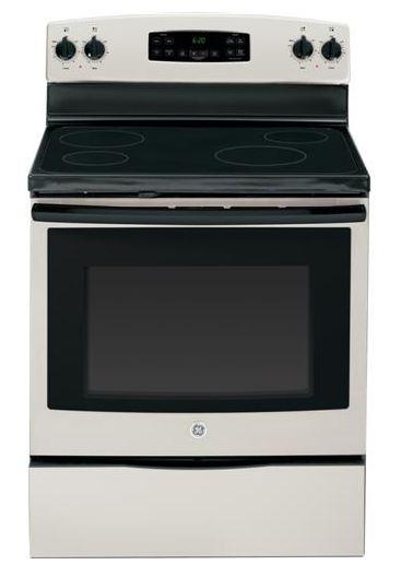 GE 30" Free Standing Electric Range-Silver image