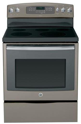 GE Adora Series 30" Free Standing Electric Range-Slate image