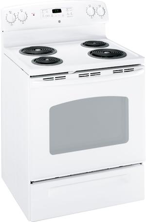 GE&reg; 30" Free-Standing Electric Range - JBP24DMWW image