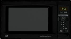 1.1 cu. ft. Countertop Microwave Oven with 1,100 Cooking Watts, Instant On Controls &amp; Kitchen Timer: Black