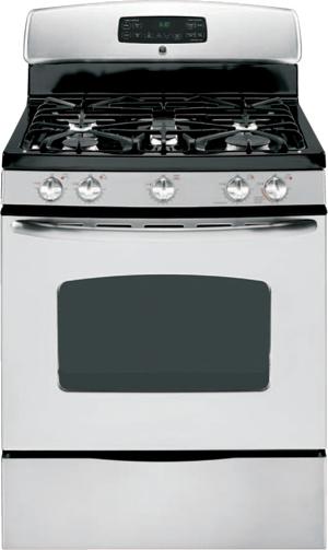 30" Freestanding Gas Range with 5 Sealed Burners, 5.0 cu. ft. Self Clean Oven, Non-Stick Griddle, PowerBoil Burner and TrueTemp Temperature Management System: Stainless Steel