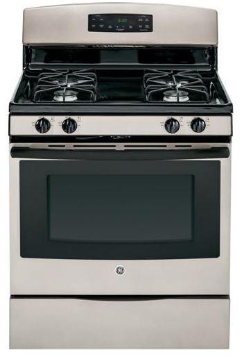 GE 30" Free Standing Gas Range-Silver image