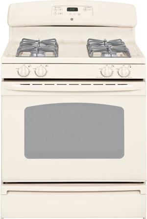 30" Gas Range with 4 Sealed Burners, 4.8 cu ft. Manual Clean Oven, QuickSet III Oven Controls and Slide-Out Broiler Drawer: Bisque image