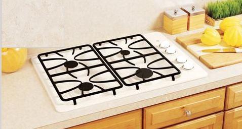 GE 30" Built-In Gas Cooktop / Bisque image