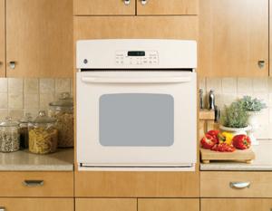 GE 27" Electric Single Oven Built In-Bisque