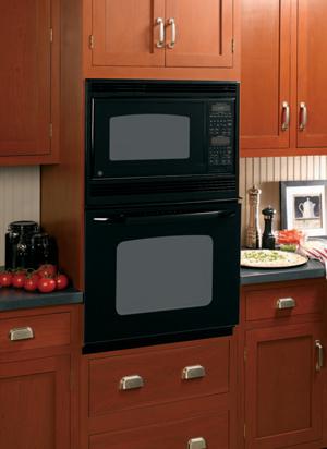 GE 27" Electric Oven/Microwave Combo Built In-Black image