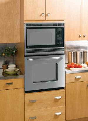 GE 27" Electric Oven/Microwave Combo Built In-Stainless Steel image