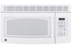 1.5 cu. ft. Over-the-Range Microwave Oven with 300 CFM Venting System, 950 Cooking Watts, Auto/Time Defrost, Removable Oven Rack and Convertible to Recirculating: White image