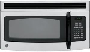 1.5 cu. ft. Over-the-Range Microwave Oven with 950 Cooking Watts, 2 Speed 300 CFM Venting System and Removable Oven Rack: CleanSteel image