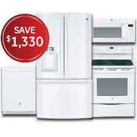 Black Friday Special! GE White Kitchen Package image