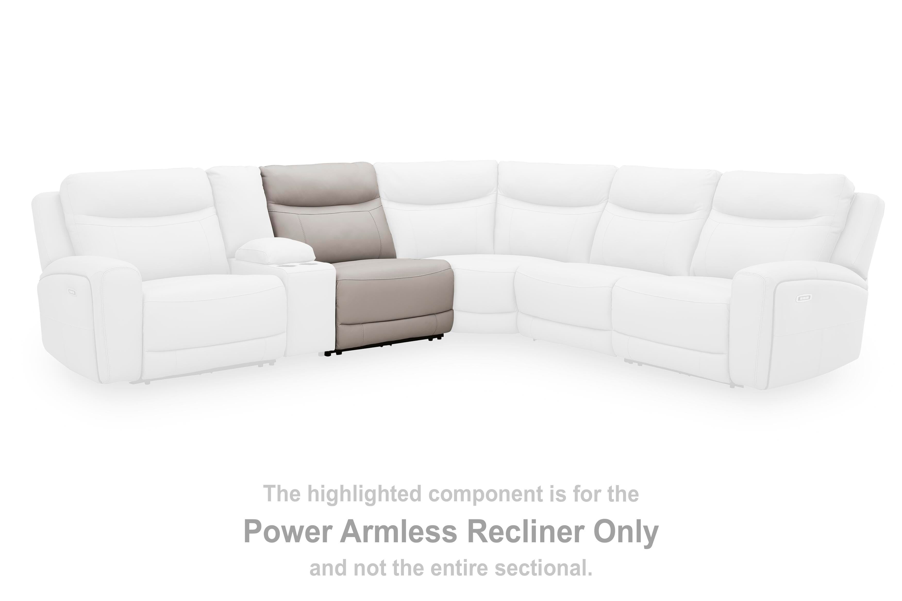 Gravier Power Reclining Sectional with Storage Console