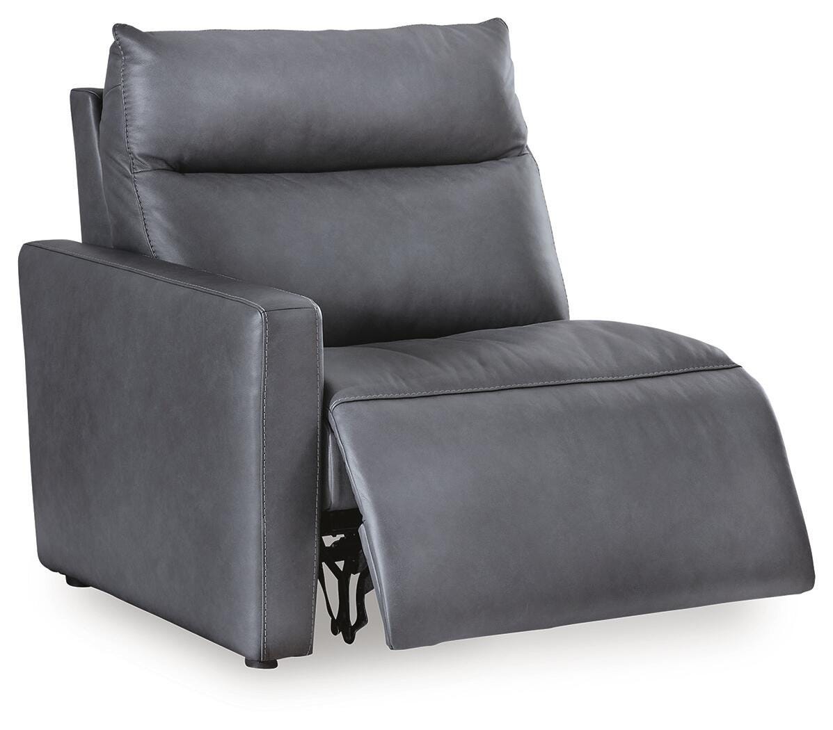 ModZ Power Reclining Sectional Loveseat with Audio Console