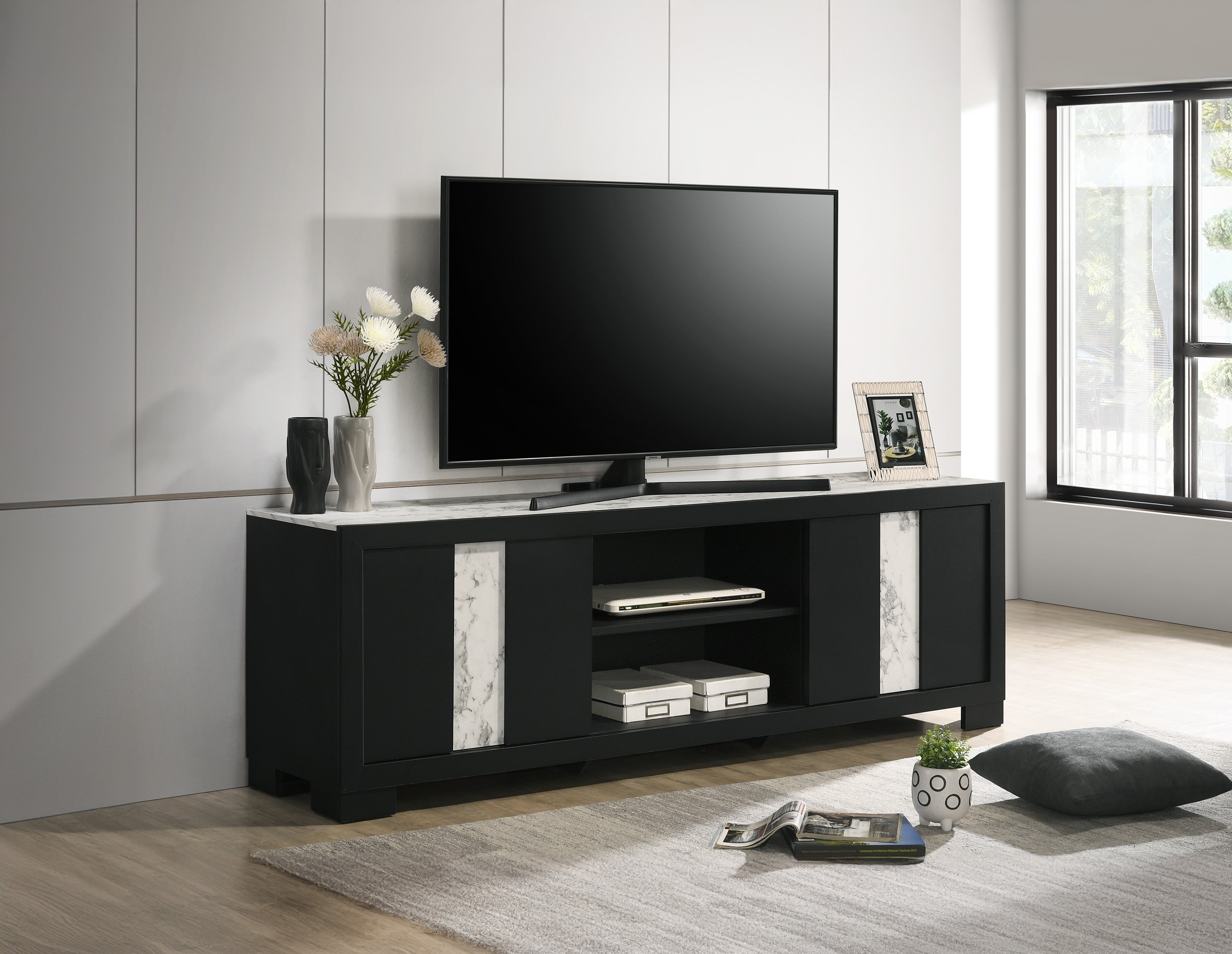 RANGLEY TV STAND - BLACK image