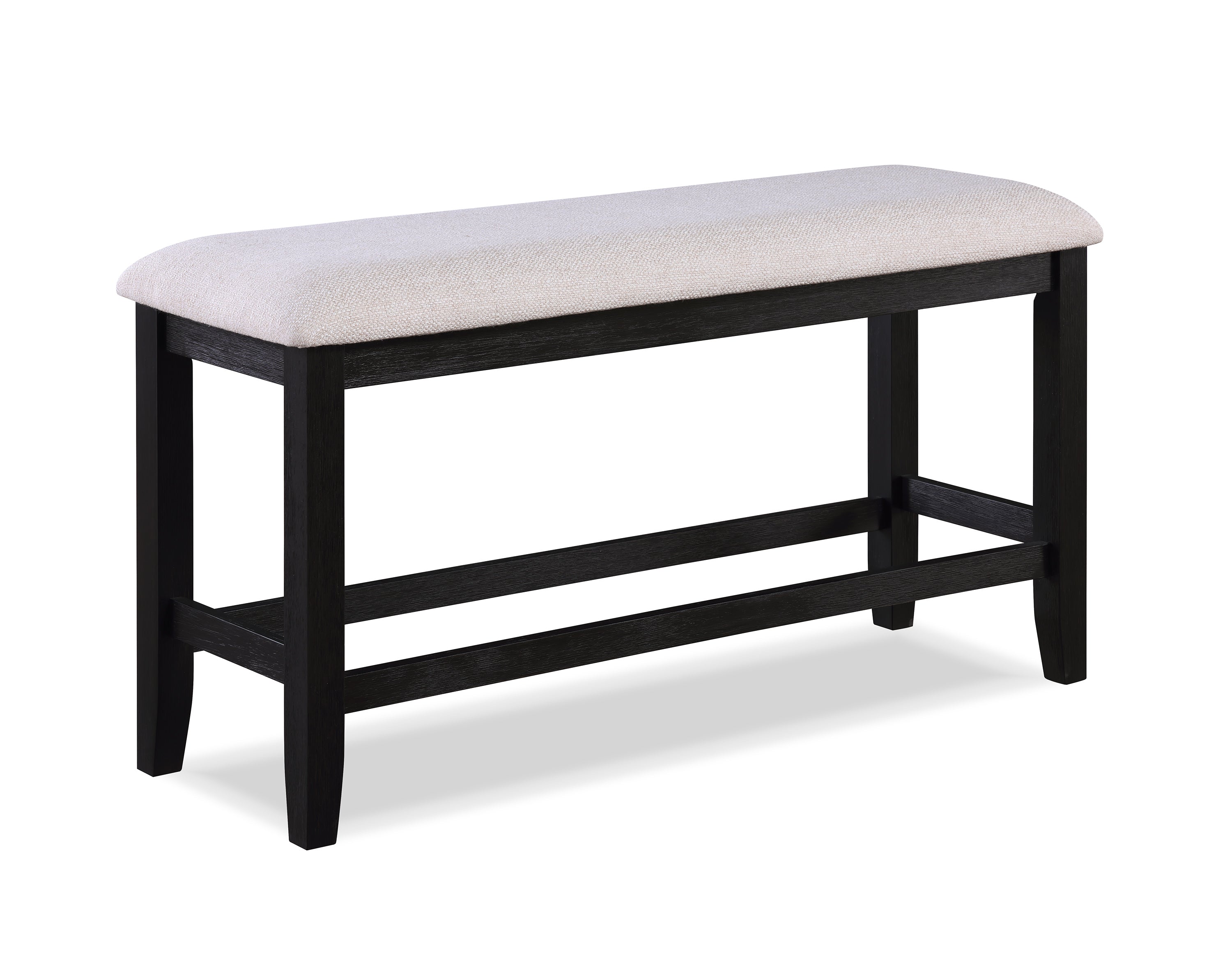 REGENT COUNTER HEIGHT BENCH CHARCOAL BLACK image