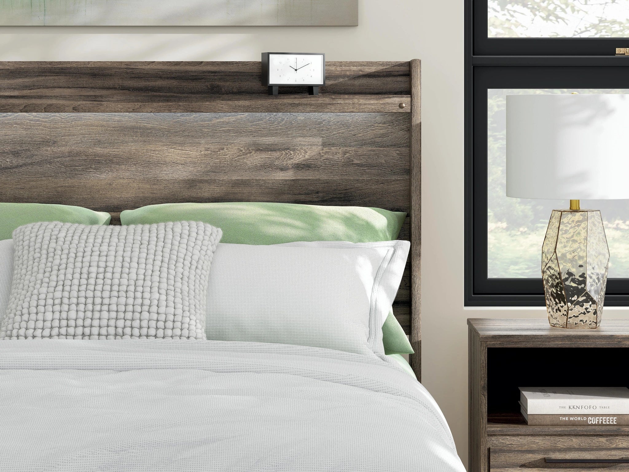 Elbrim Panel Storage Bed