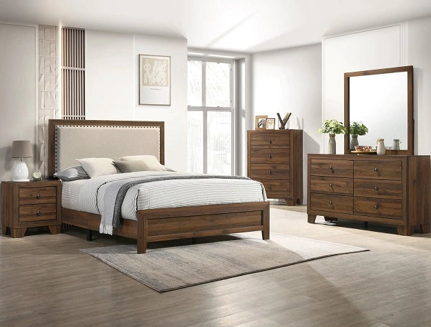 MILLIE DRESSER -BROWN CHERRY