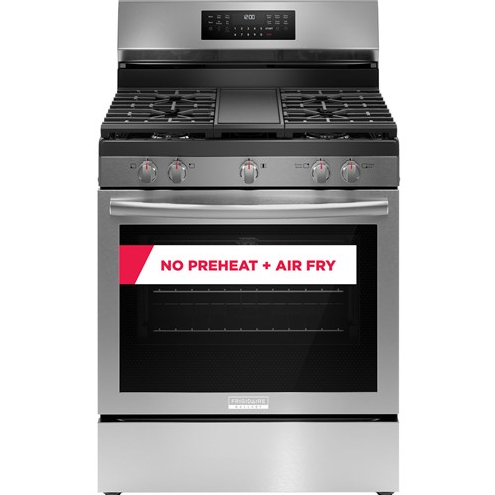 Frigidaire 30" Gas Range with Total Convection and Air Fry - Smudge Proof SS