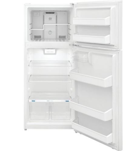 Frigidaire 18 Cu Ft Top Mount Refrigerator, Estar - White