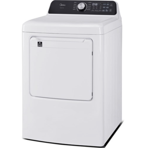 Midea 7.0 CF Electric Dryer, Sensor Dry - White