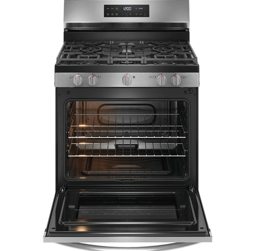 Frigidaire 30" Electric Range with the EvenTemp, steam clean - Stainless