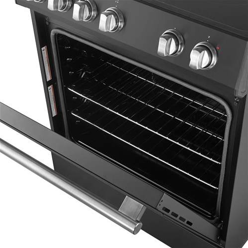 Forno Espresso 30" / 5.0 CF Electric Slide-In Range, Convection - Black